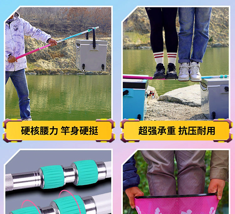 Carbon Telescoping Landing Net Pole, 1.8–3.0 m (5.9–9.8 ft) – product photo