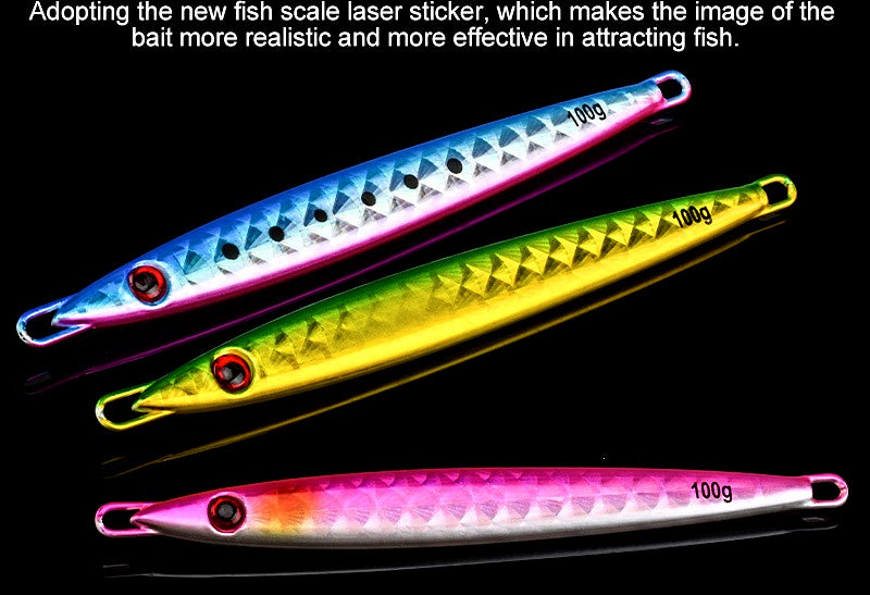 Speed Metal Jig, Fish Scale Finish, 100–160 g (3.5–5.6 oz) – product photo