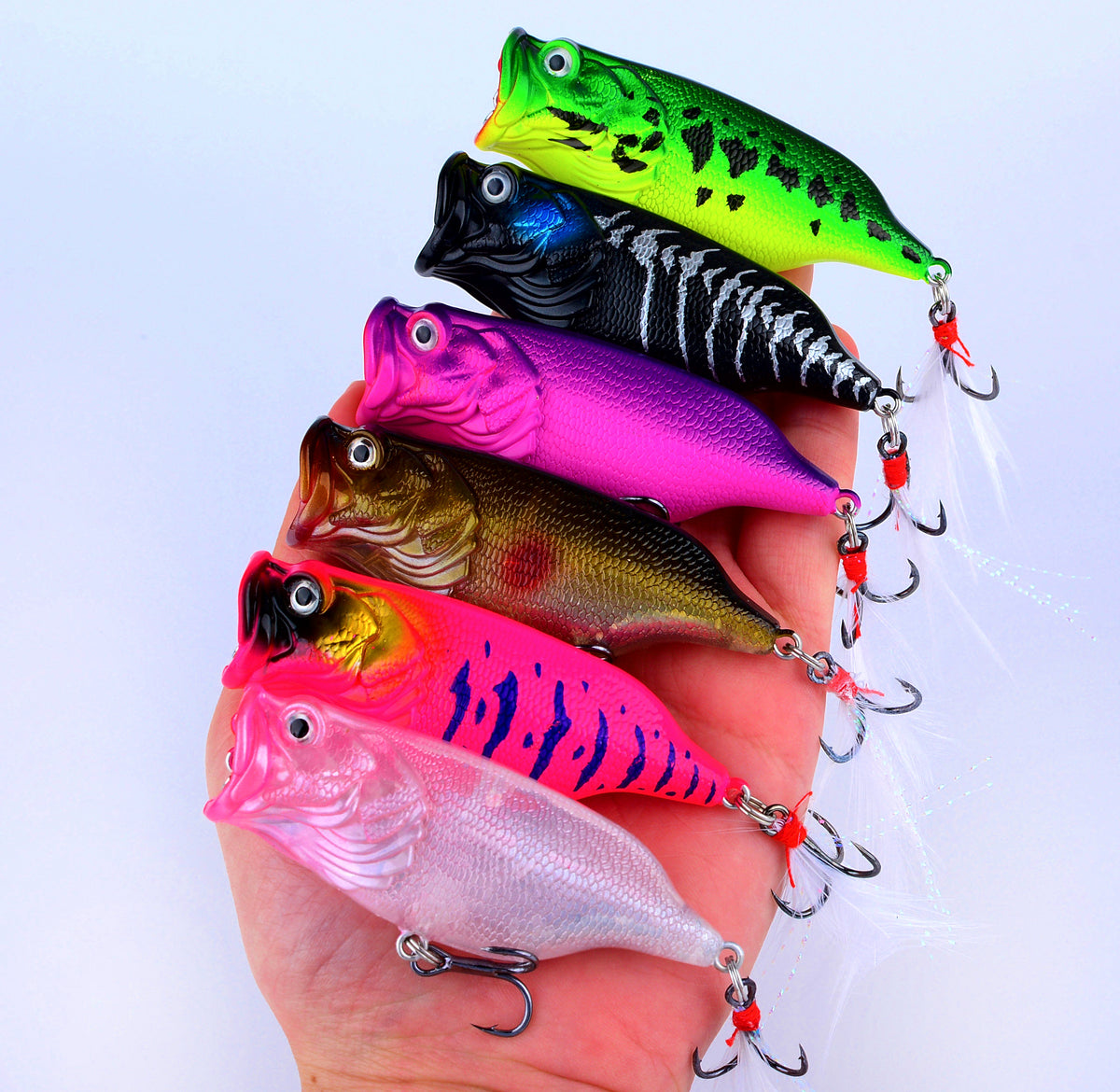 Popper Hard Bait Lure, Realistic Baitfish Style – product photo