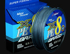 PE Braided Fishing Line, 100 m (109 yd), 4 or 8 Strand – product photo