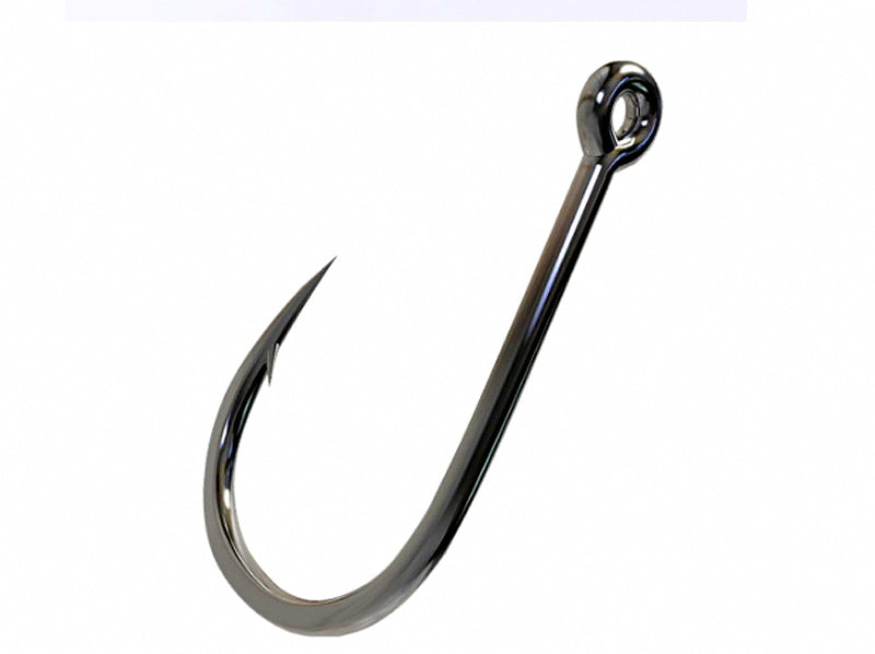 Iseni Barbed Eyed Fishing Hooks with Tube, 100-Pack – product photo