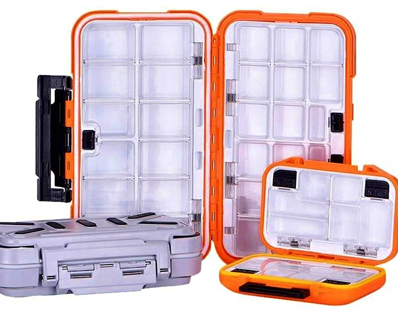 Waterproof Tackle Box, Lure & Hook Organizer, 9–30 Compartments – product photo