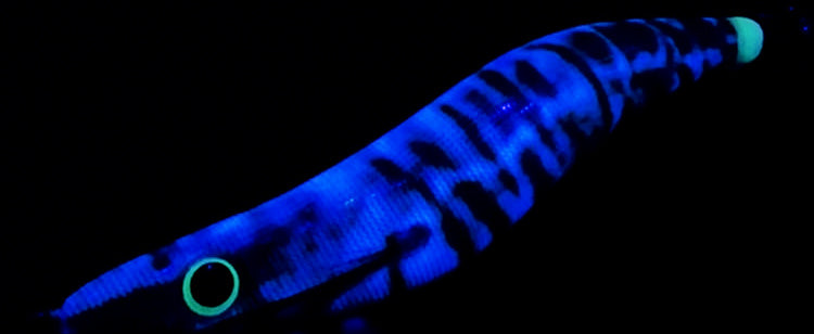 Egi Squid Jig, Size 3.5, 21 g (0.74 oz), Glow Rattle – product photo