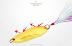 Scallop Pattern Casting Spoon, 2.5–15 g (0.09–0.5 oz) – product photo