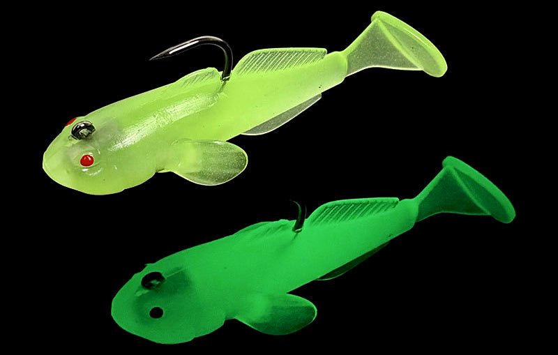 Lead Head Soft Fish Lure, T-Tail, Single Hook, 6–22 g – product photo