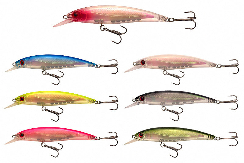 Floating Minnow Lure with Rattle, Holographic Foil – product photo