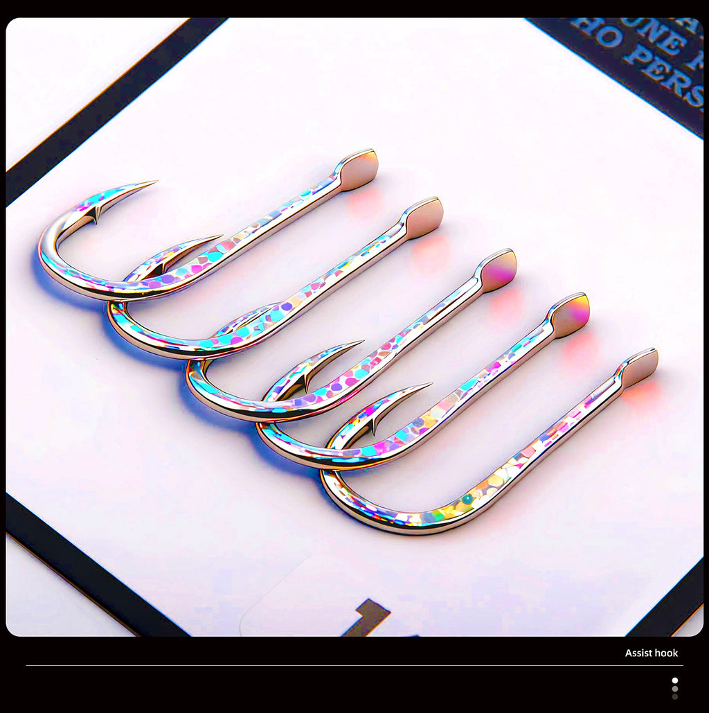Flash Dropper Rig Hooks, Barbed, Size 13–14 (15 or 50 pcs) – product photo