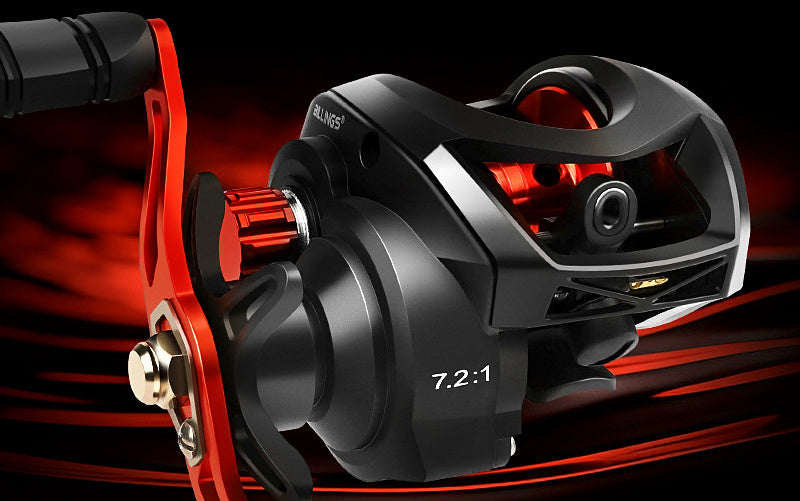 All-Metal Round Baitcasting Reel, Left or Right Hand – product photo