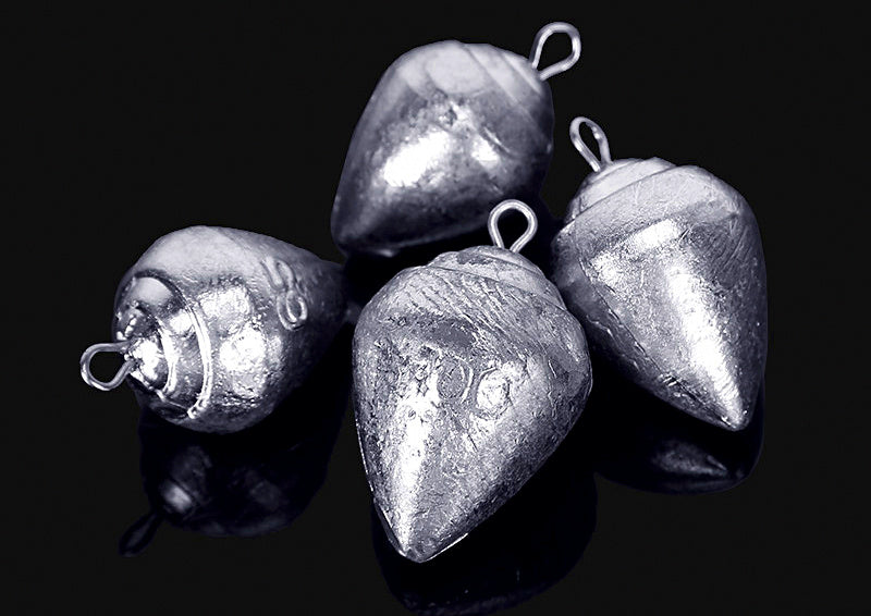 Eyelet Lead Sinkers, 10 Pack, 1.1–3.5 oz (30–100 g) – product photo
