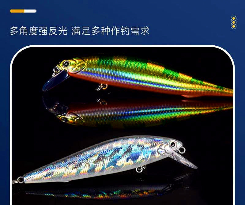 Minnow Lure Set, Floating & Slow Sinking, 5–14 g (0.18–0.49 oz) – product photo