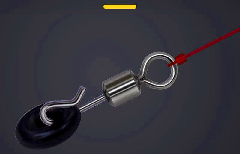 Q-Type Swivels & Anti-Tangle Tubes for Bottom Fishing Rigs – product photo