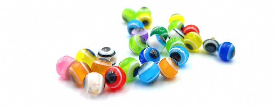 3D Fish Eye Bead Stoppers for Texas Rig, 20-Pack – product photo