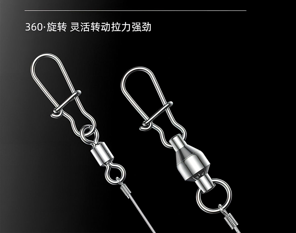 3-Hook Carbon Line Boat Fishing Rig, Sizes #6–#11 – product photo