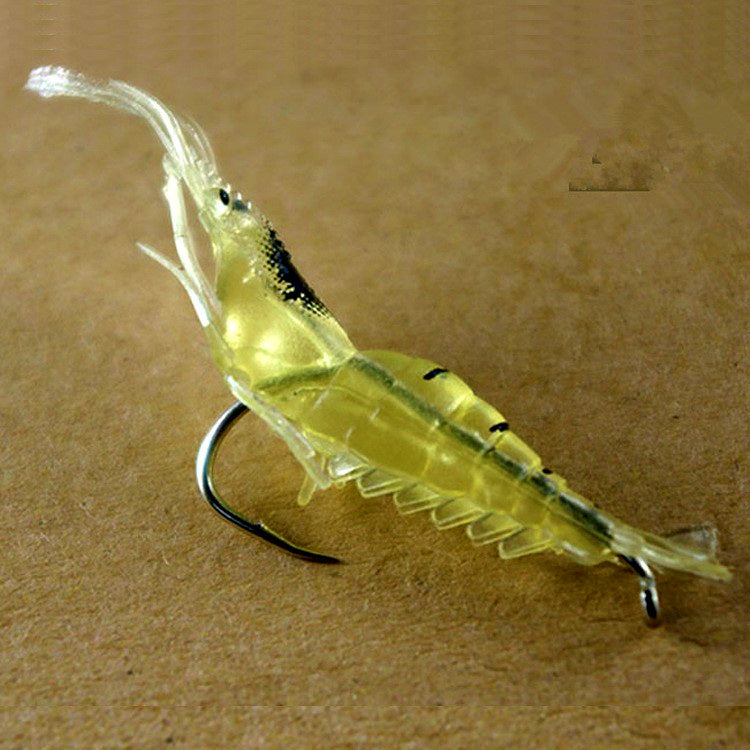 Soft Shrimp Lure with Hook, 4 cm (1.6 in), 1.3 g (0.05 oz)