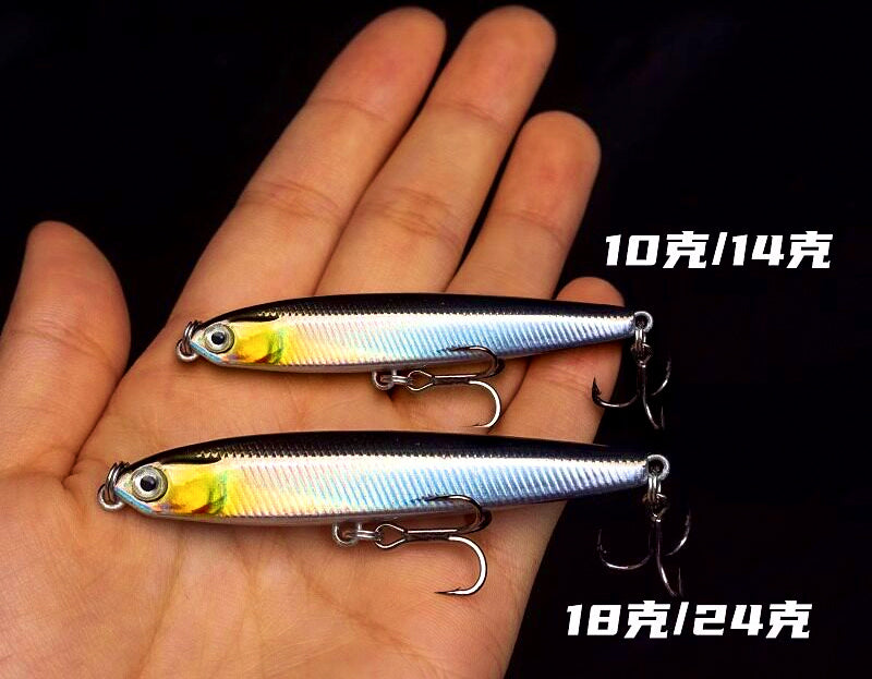 Slow-Sinking Pencil & Minnow Lures, 7–24 g (0.25–0.85 oz) – product photo