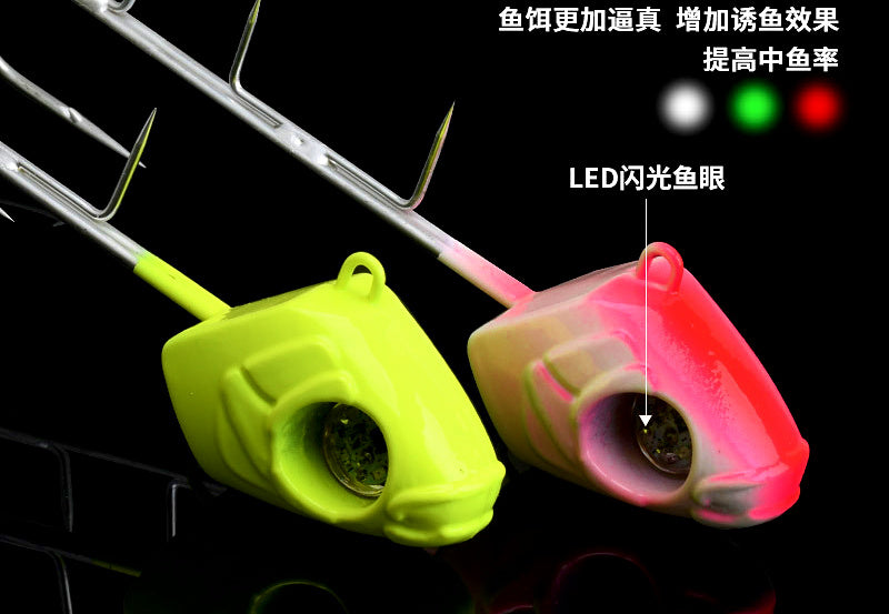 Glow Cutlassfish Jig with Bait Hook, 100–300 g (3.5–10.6 oz) – product photo