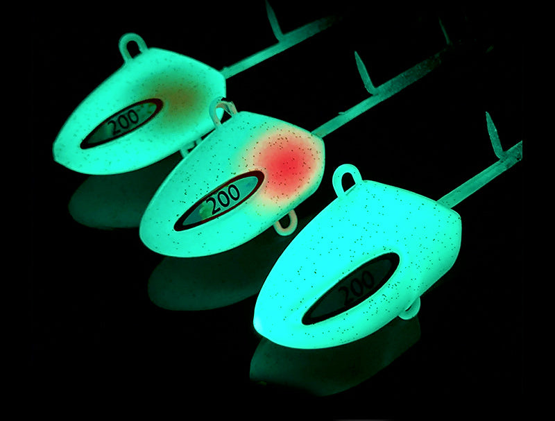 Glow Cutlassfish Jig with Assist Hooks, 150–500 g (5.3–17.6 oz) – product photo