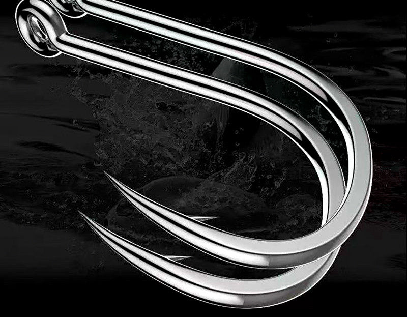Iseni Barbed Eyed Hooks with Tube, Sizes 3–15, 49/99 pcs – product photo