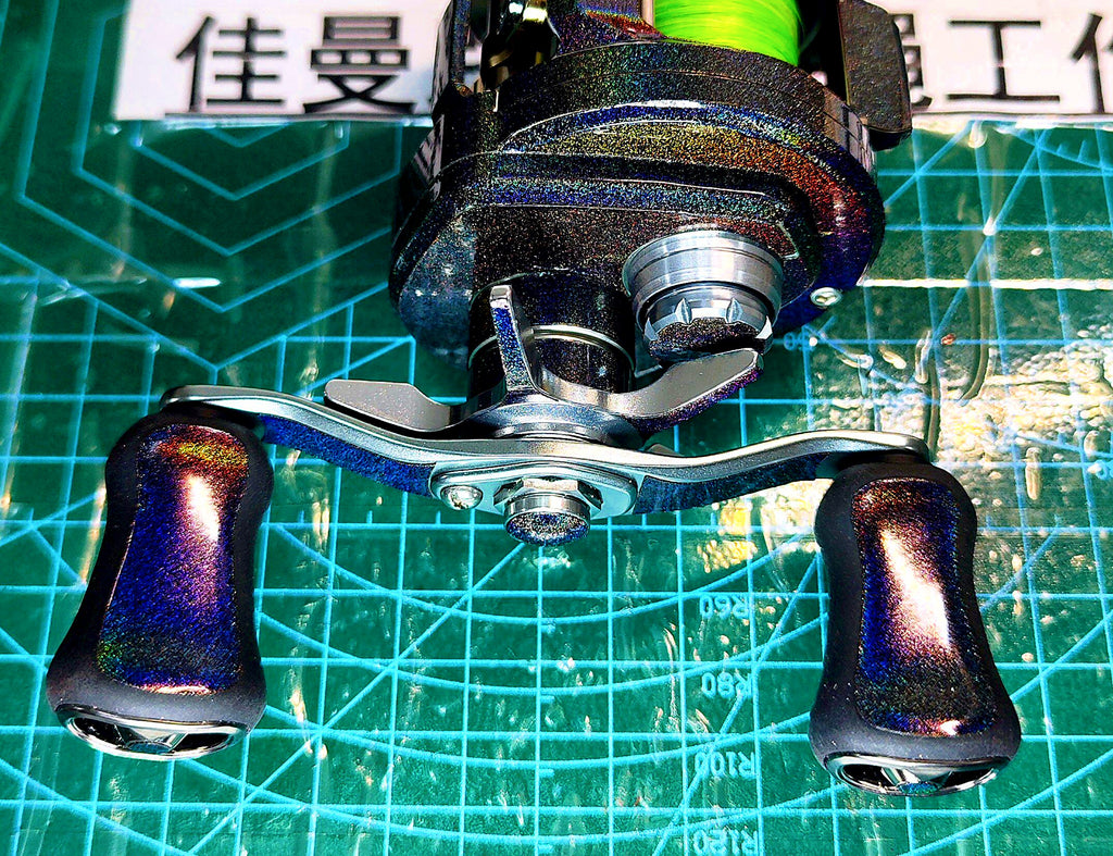 Baitcasting Reel Skin Film Sticker Set, Pre-Cut – product photo