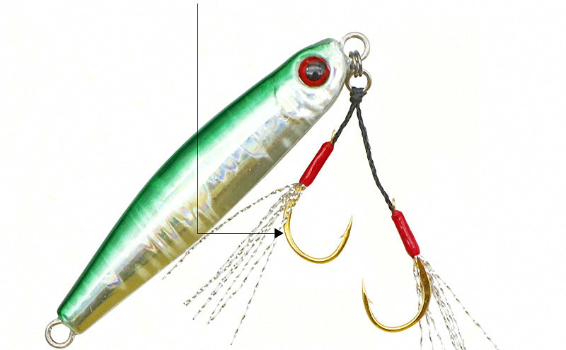Micro Shore Casting Metal Jig with Single Hook, 2-Pack – product photo