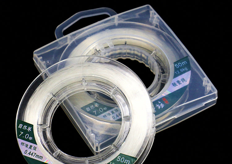 Fluorocarbon Leader Line, 50 m (55 yd), Japanese Size 0.8–14 – product photo