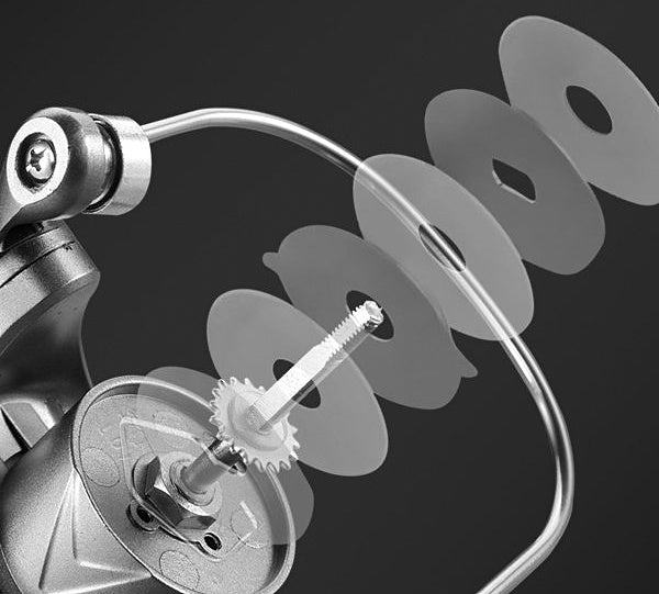 Metal Spool Spinning Reel, Sizes 1000–7000 – product photo