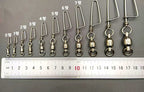 Ball Bearing Swivel with Snap, Steel, Sizes 0–10 – product photo