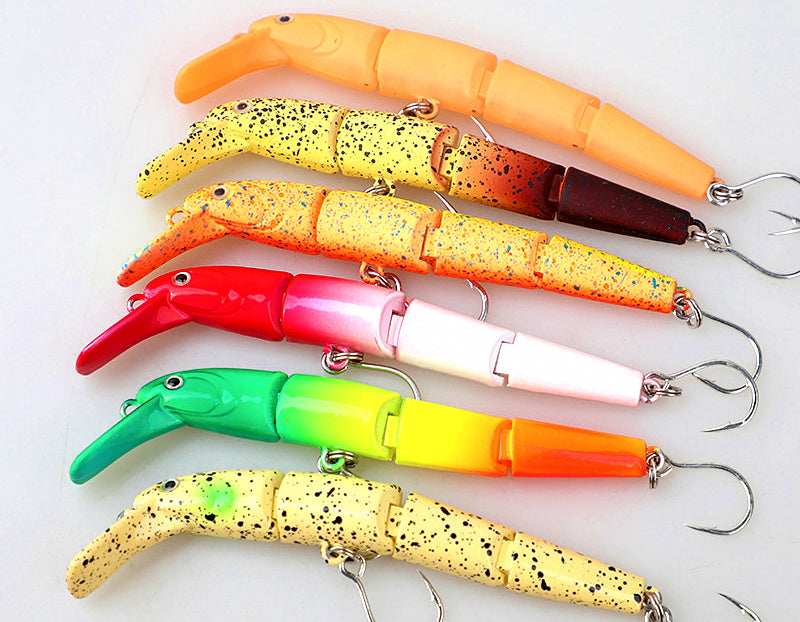 4-Section Jointed Sinking Minnow Lure, 8.8 cm (3.5 in), 5 g – product photo