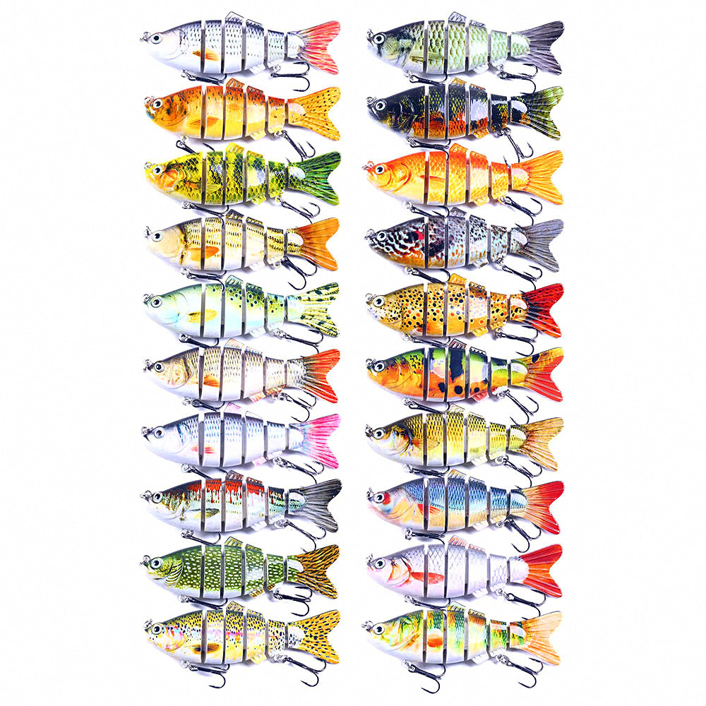 Multi-Jointed Swimbait Hard Bait, 10 cm 18 g (0.63 oz) – product photo