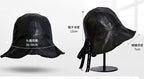 Women's Bucket Hat with Bow, Short Brim, Adjustable – product photo