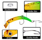 Slow Sinking Minnow Lure with Double Hooks – product photo
