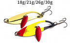Long Cast Metal Spoon Lure, Treble Hook, 18–30 g (0.6–1.1 oz) – product photo