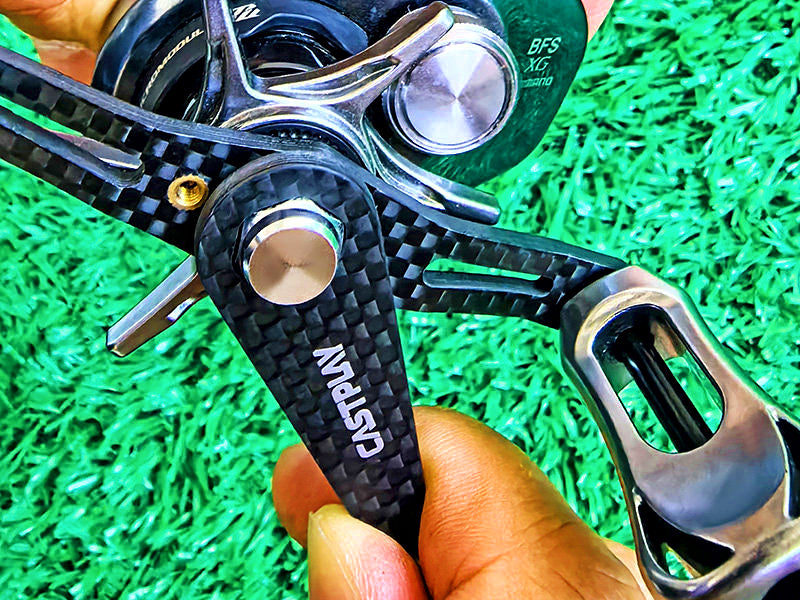 Carbon Reel Handle Nut Wrench for Baitcasting Reels – product photo
