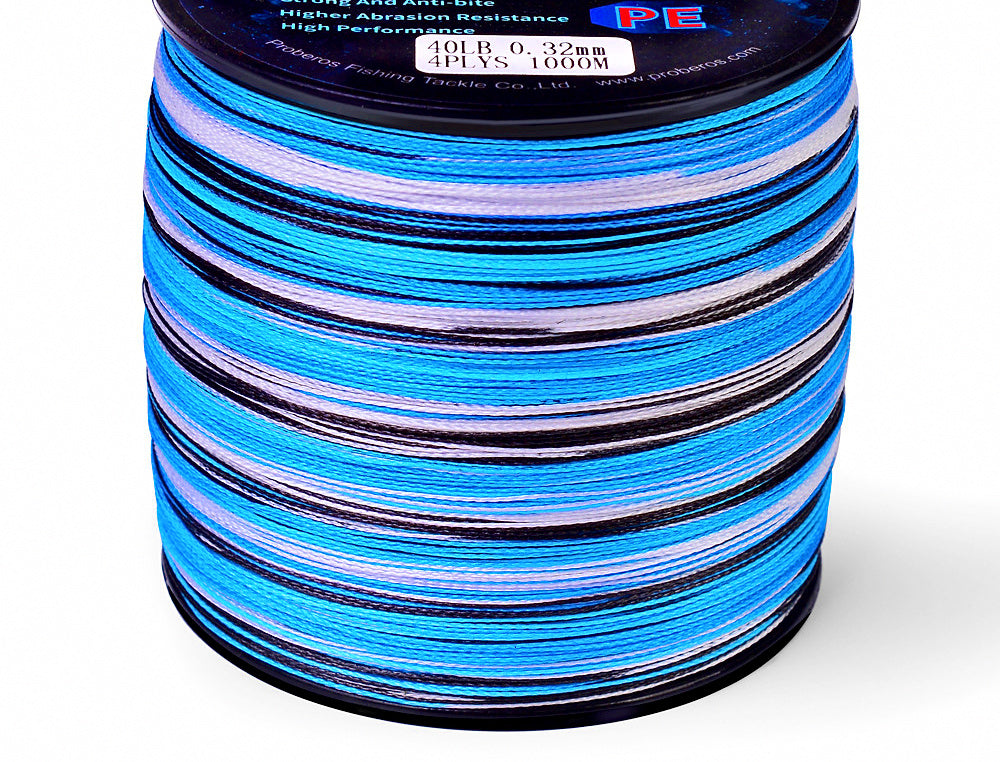 4-Strand PE Braided Fishing Line, Camo, 300–1000 m – product photo