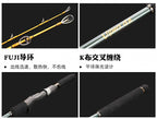Lightweight Electric Reel Jigging Rod, Spiral Guides – product photo