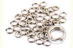 Flattened Double Split Rings, Size 00–8, Lure Connectors – product photo
