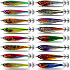 Glow Wood Shrimp Squid Jig, 80 mm (3.1 in), 10.7 g (0.38 oz)