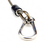 Steel Wire Rod Safety Leash Lanyard, Retractable or Straight – product photo