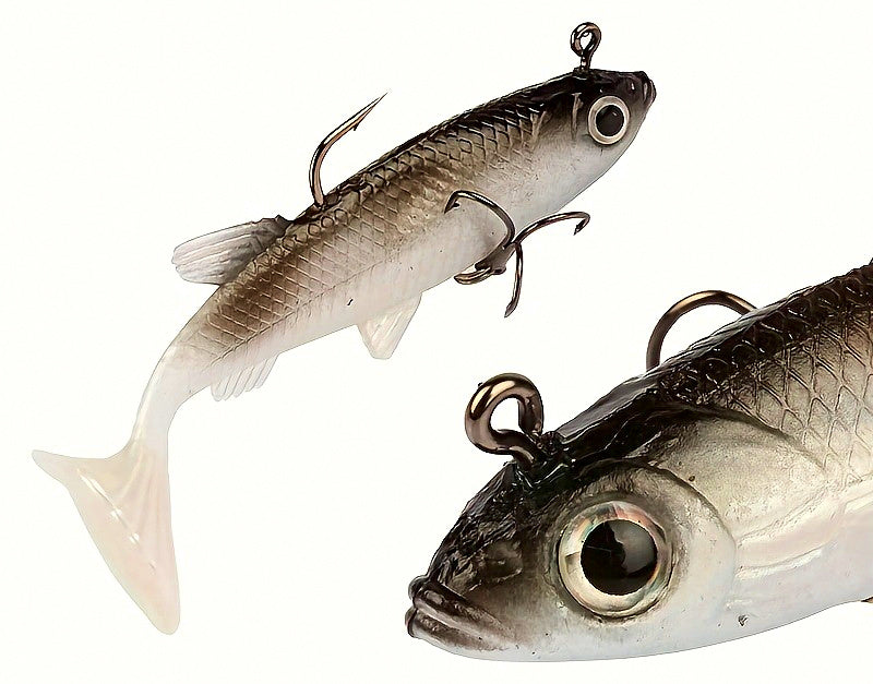 Lead Head Soft Swimbait, T-Tail, 8 cm / 14 g (0.5 oz) – product photo