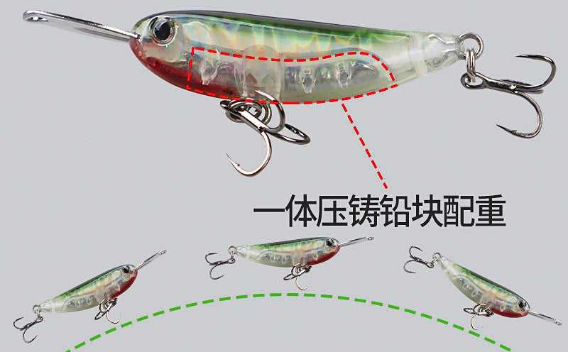 Long Lip Sinking Minnow, 5.5–15.5 g (0.19–0.55 oz) – product photo
