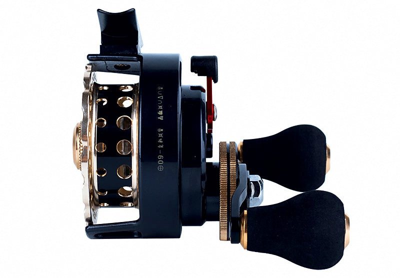 6000 Front Drag Spinning Reel, 8+1 Bearings, Gold – product photo