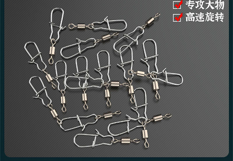 Fast Snap Connector Clips, Stainless Steel, Sizes 4–12 – product photo