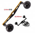 Baitcasting Reel Double Handle, 140 mm, Mushroom Knobs – product photo