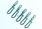 Black Safety Pin Snap Swivels for Squid Jigs, 20-Pack – product photo