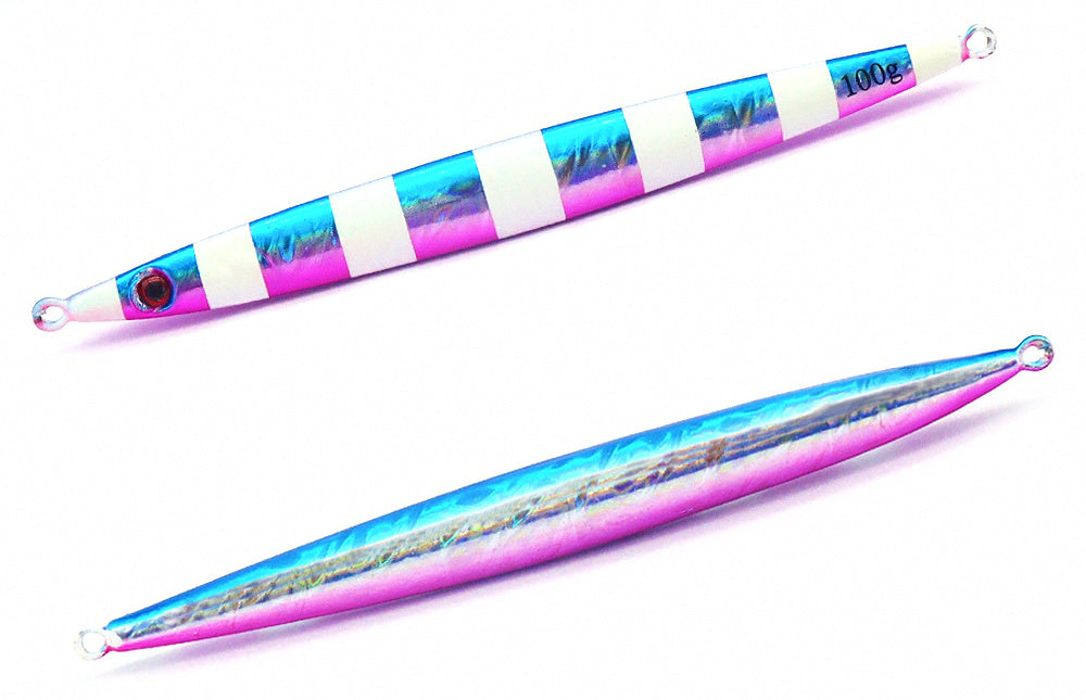 Glow Stripe Metal Jig, 80–400 g (2.8–14.1 oz) – product photo