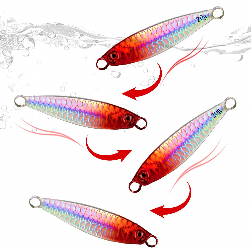 Metal Casting Jig, Fish-Scale Pattern, 10–30 g (0.35–1.06 oz) – product photo
