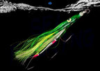 Squid Jig Hook Rig, Octopus Beak Style, 2-Pack, 6/0 & 8/0 – product photo