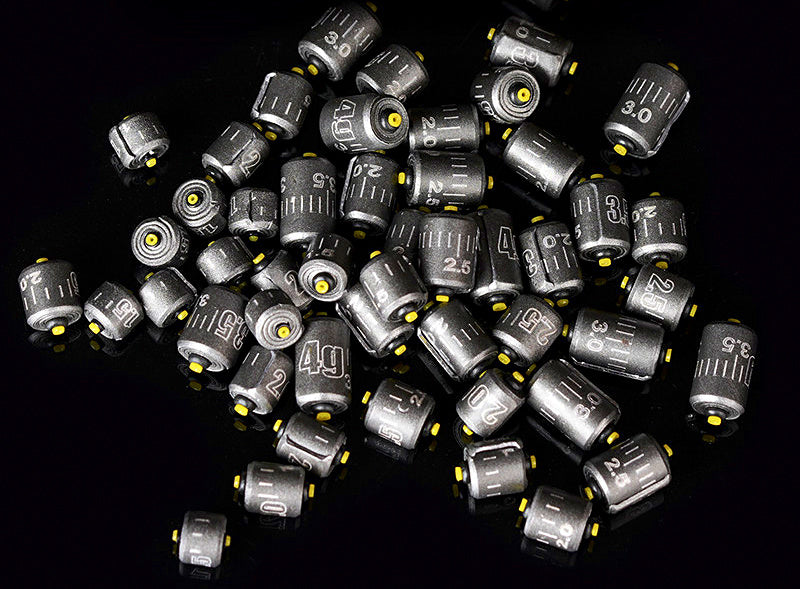 Dual-Core Alloy Lead Sinkers, 0.05–0.21 oz (1.5–6 g) – product photo