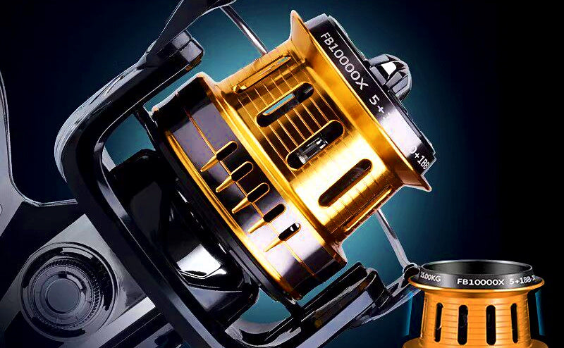 All-Metal Saltwater Spinning Reel, Sizes 2500–12000 – product photo