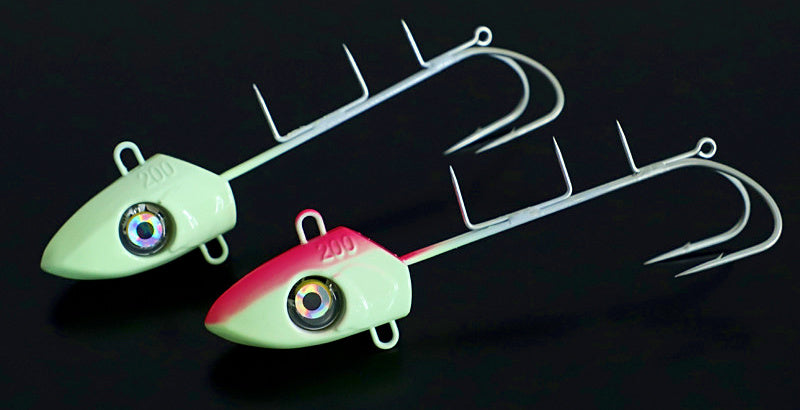 Glow Lead Head Jig with Double Hooks, 100–300 g (3.5–10.6 oz) – product photo